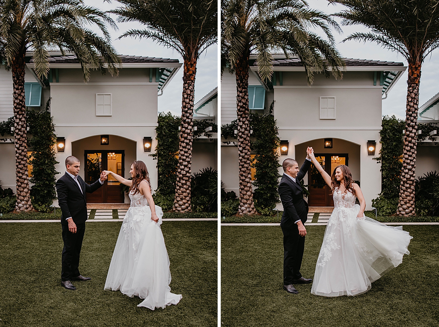 Romantic Wedding During COVID-19 captured by West Palm Beach Wedding Photographer, Krystal Capone Photography