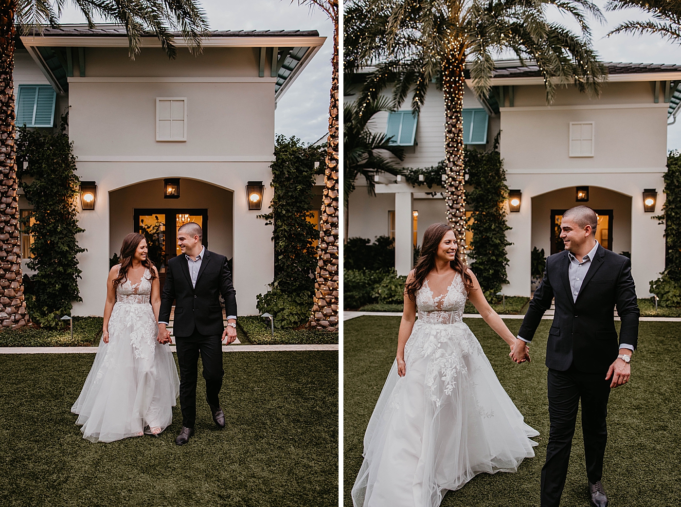 Romantic Wedding During COVID-19 captured by West Palm Beach Wedding Photographer, Krystal Capone Photography