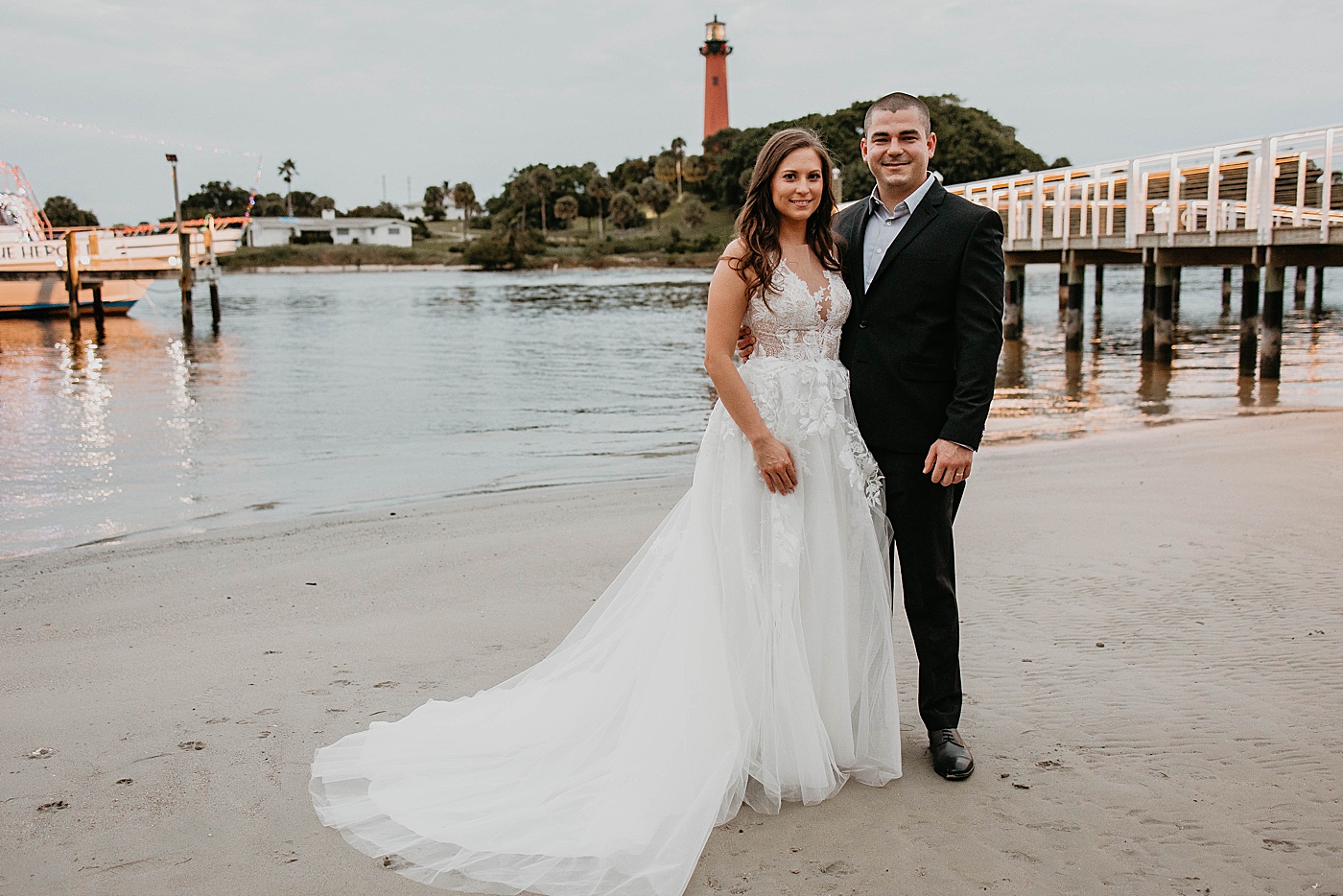 Romantic Wedding During COVID-19 captured by West Palm Beach Wedding Photographer, Krystal Capone Photography