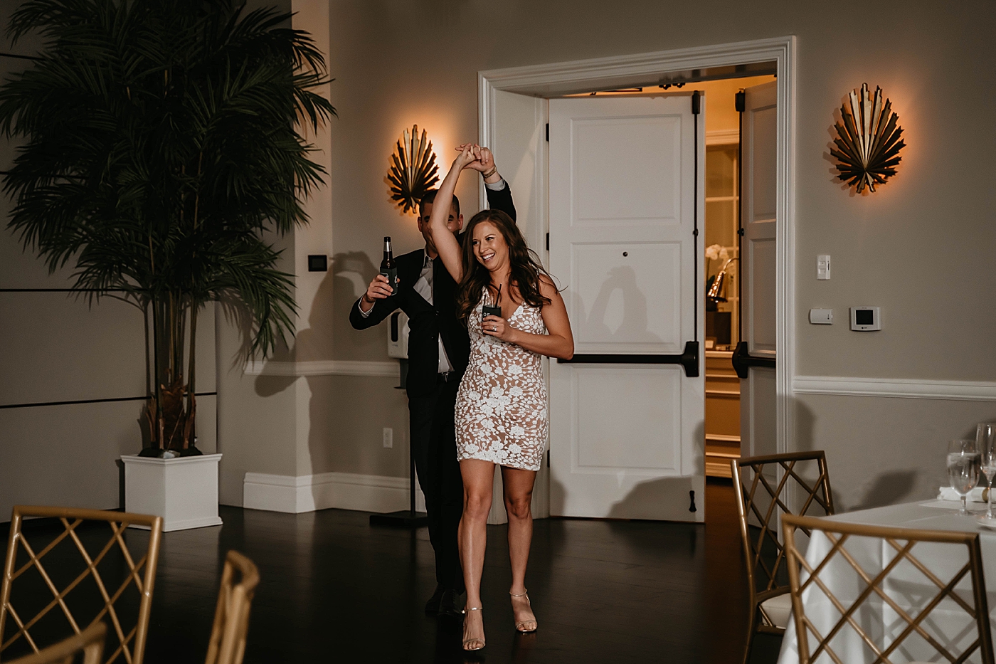 Romantic Wedding During COVID-19 captured by West Palm Beach Wedding Photographer, Krystal Capone Photography