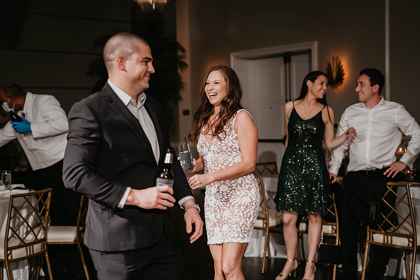 Romantic Wedding During COVID-19 captured by West Palm Beach Wedding Photographer, Krystal Capone Photography