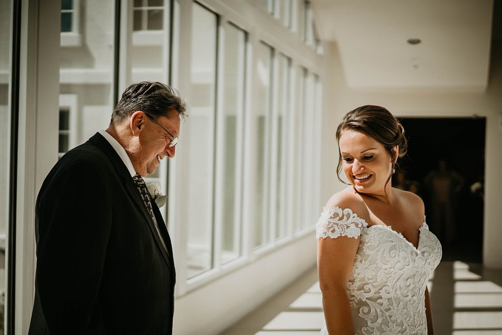 Father's reaction to Bride ready for the Ceremony
