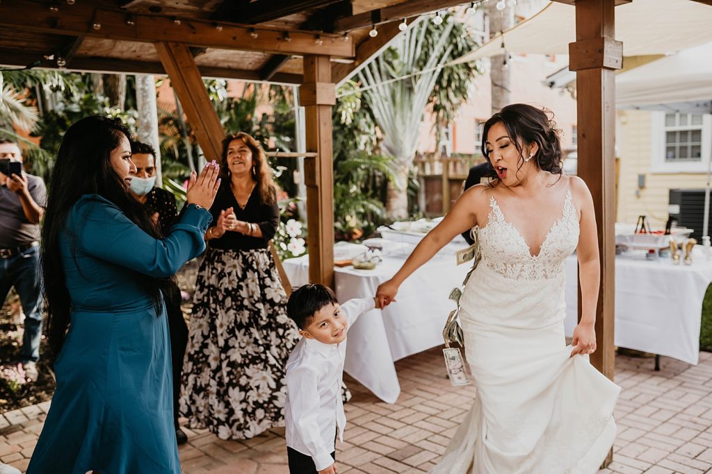 Bride dancing at Reception