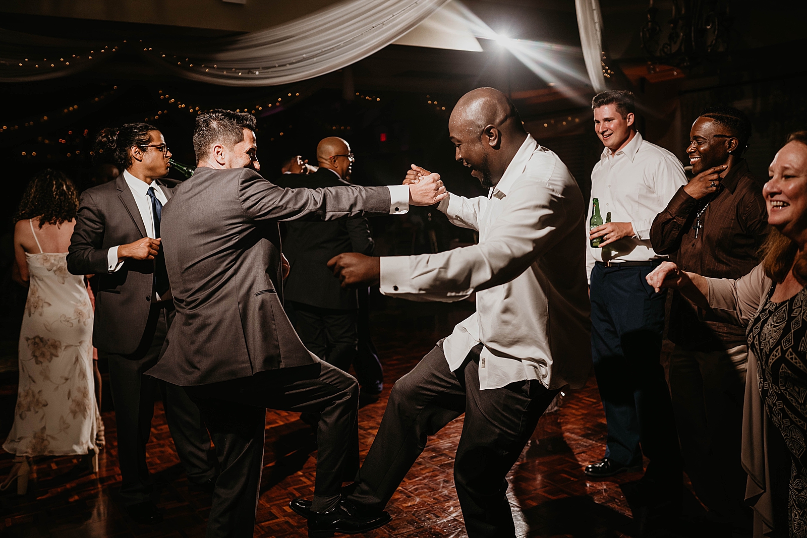 Guests dancing at Reception