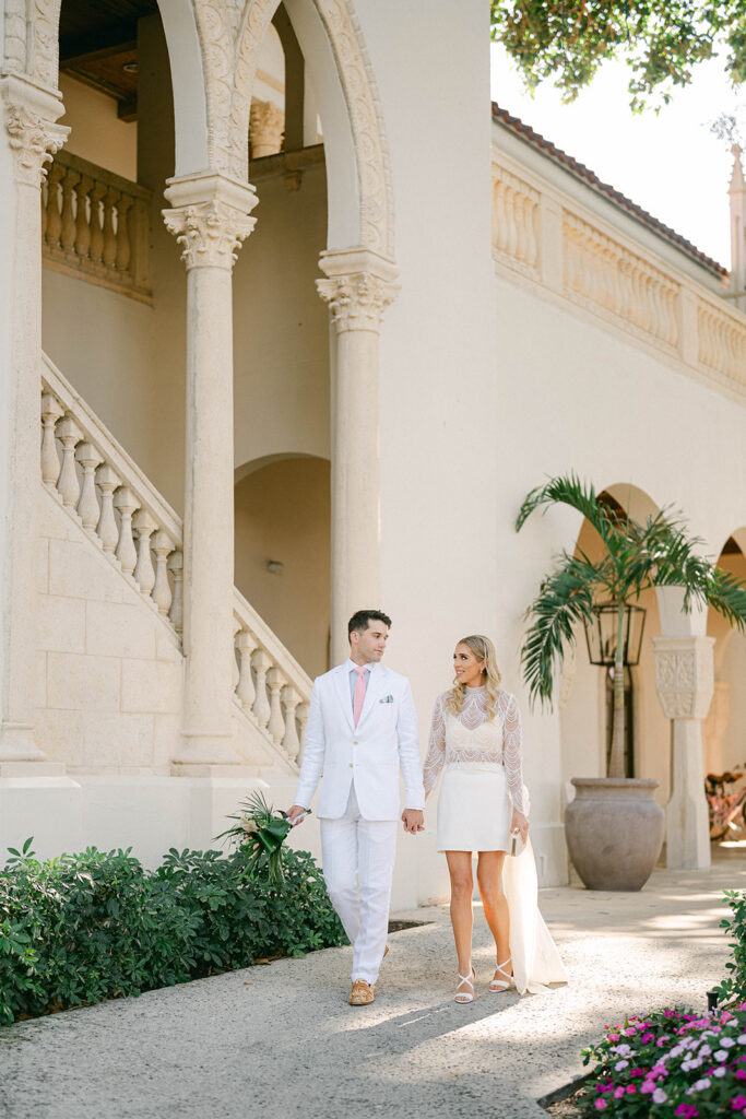 Cocktail hour at The Boca Raton Palm Beach wedding