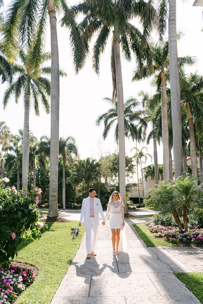 Reception decor at The Boca Raton Boca Raton Florida
