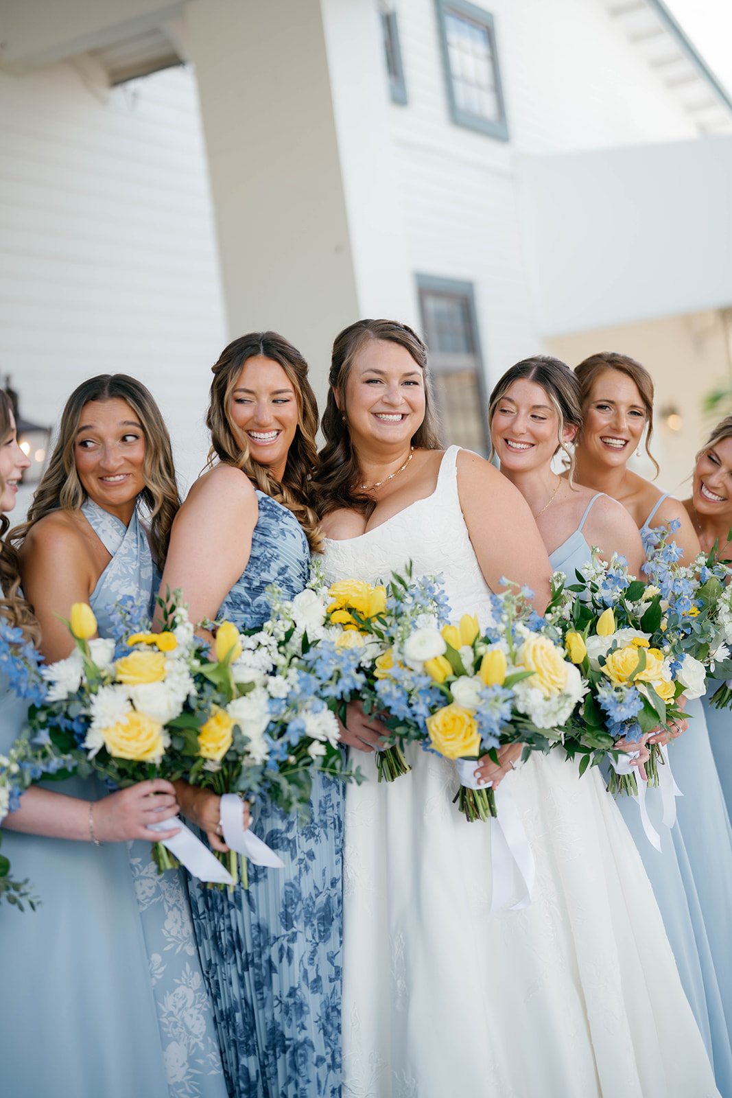 Wedding party portrait