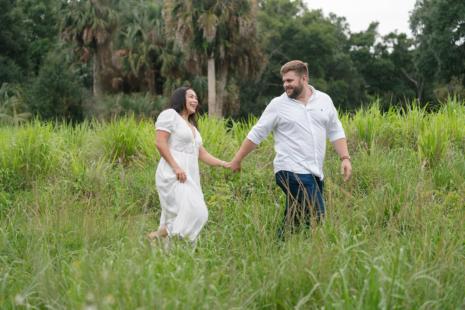 Riverbend Park Jupiter FL Engagement Photos by South Florida Engagement Photographer Krystal Capone Photography