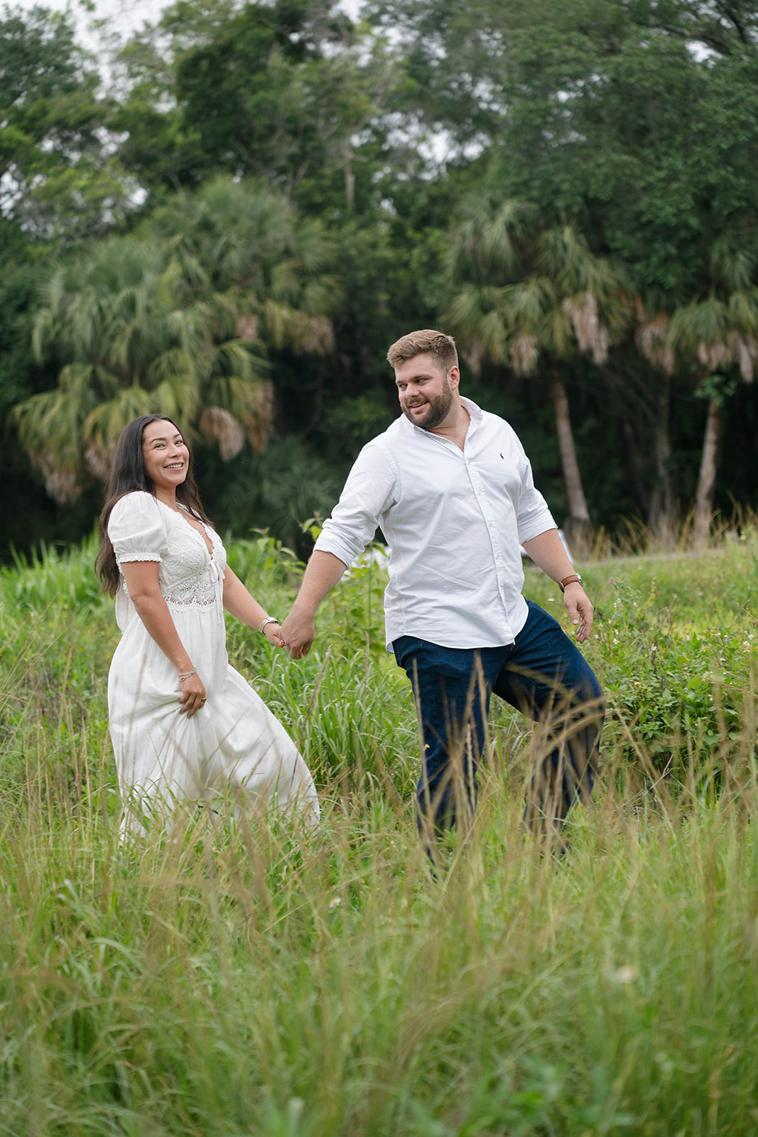 Riverbend Park Jupiter FL Engagement Photos by South Florida Engagement Photographer Krystal Capone Photography