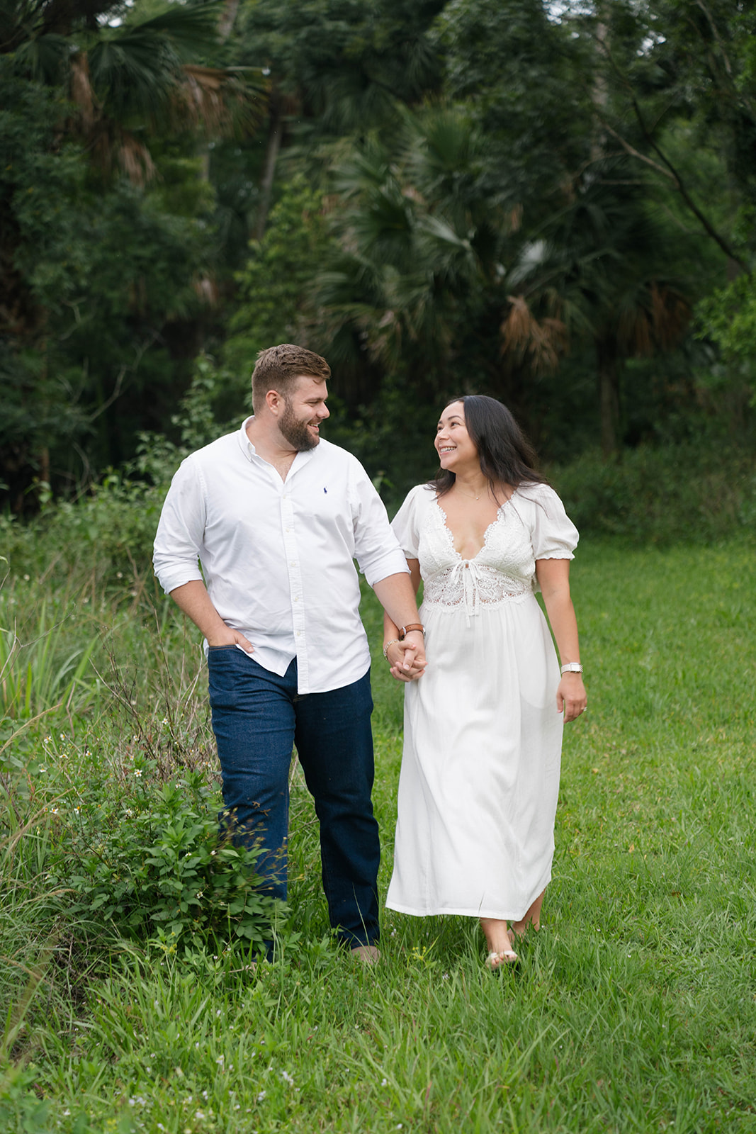 Riverbend Park Jupiter FL Engagement Photos by South Florida Engagement Photographer Krystal Capone Photography