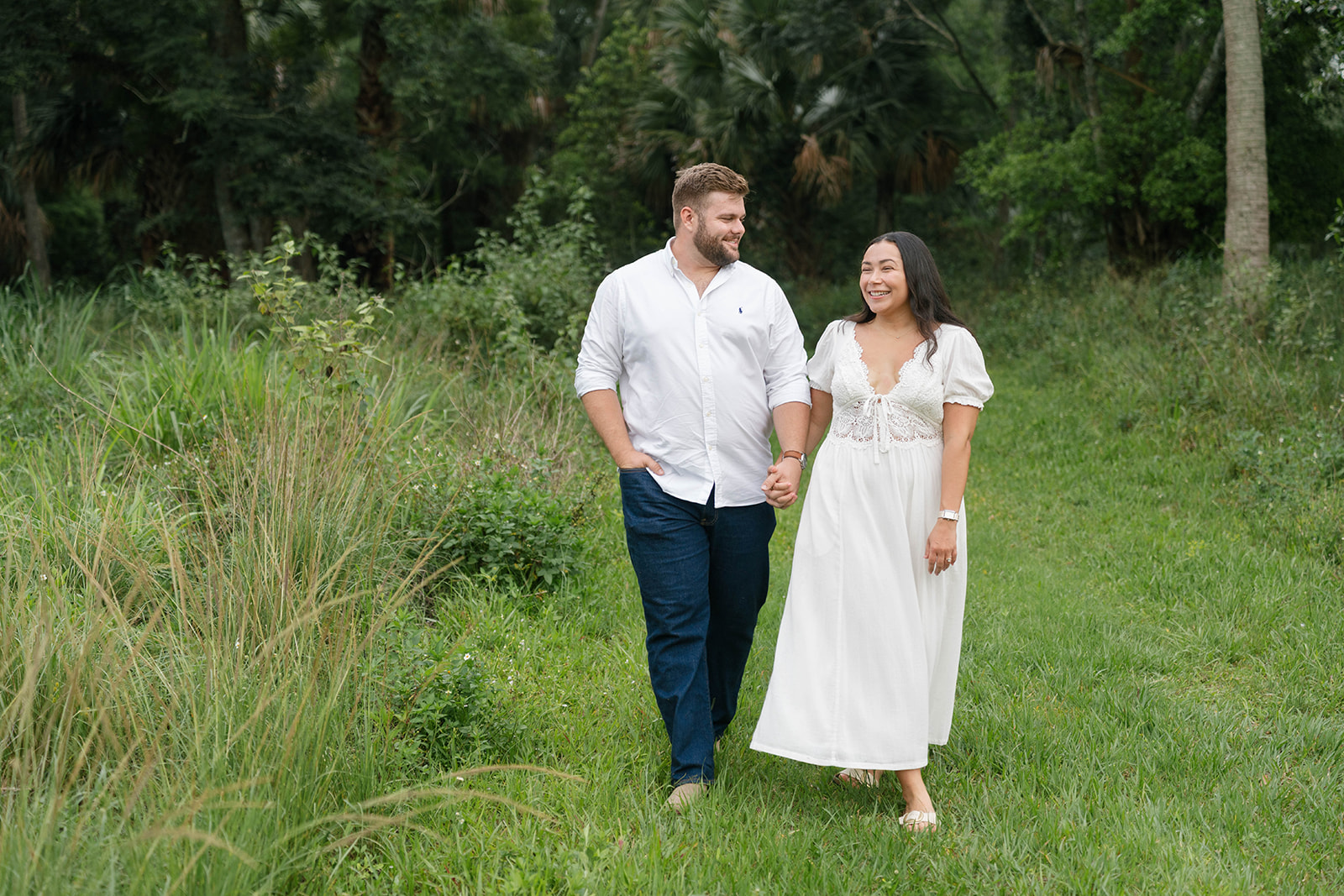 Riverbend Park Jupiter FL Engagement Photos by South Florida Engagement Photographer Krystal Capone Photography