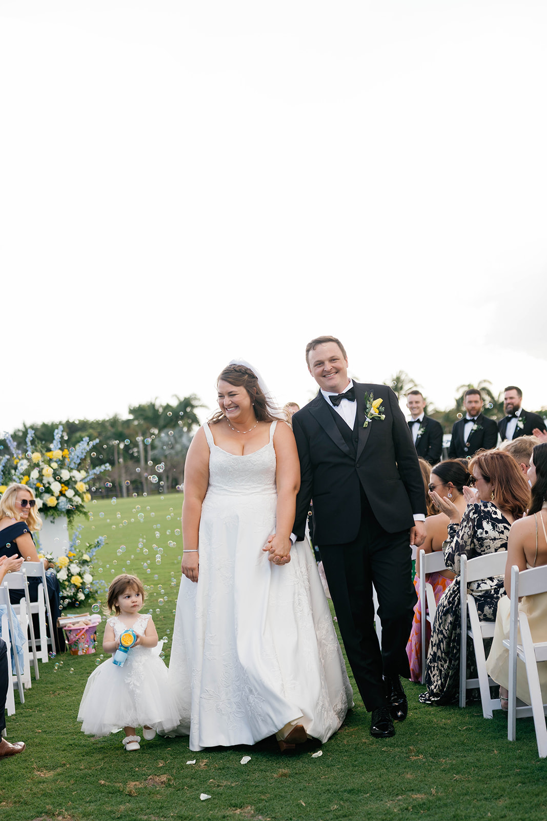 Newlyweds after ceremony