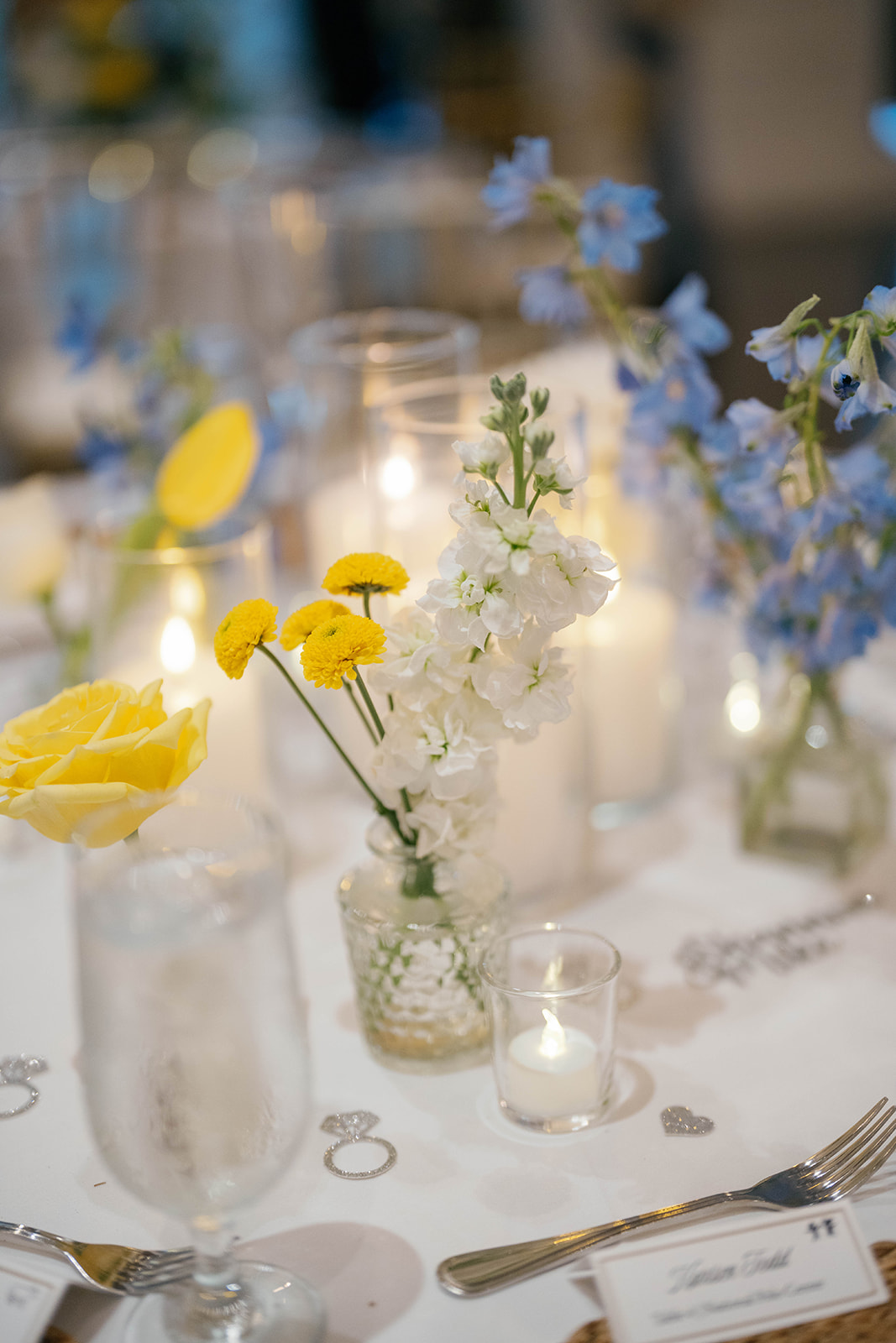 Floral centerpiece detail