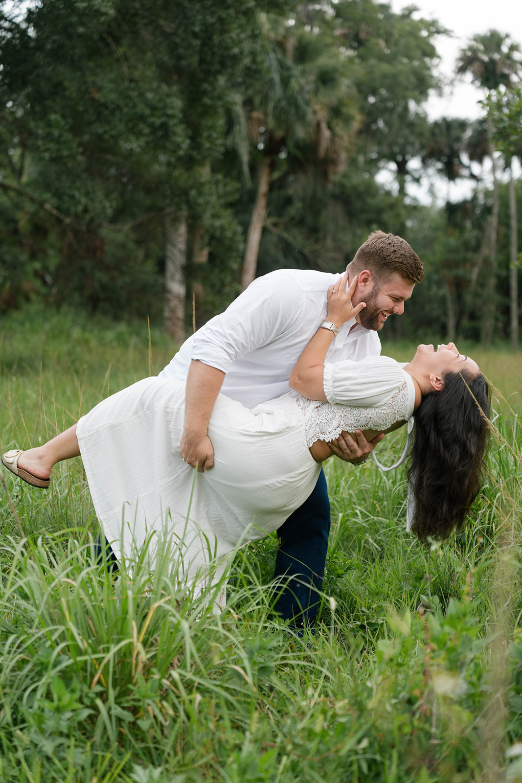 Riverbend Park Jupiter FL Engagement Photos by South Florida Engagement Photographer Krystal Capone Photography