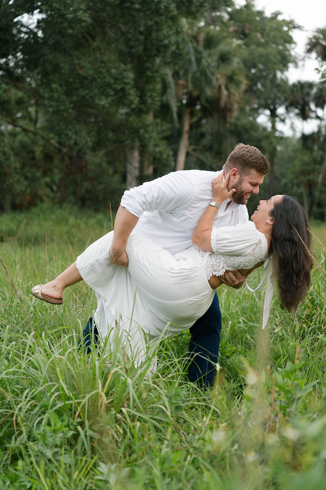 Riverbend Park Jupiter FL Engagement Photos by South Florida Engagement Photographer Krystal Capone Photography