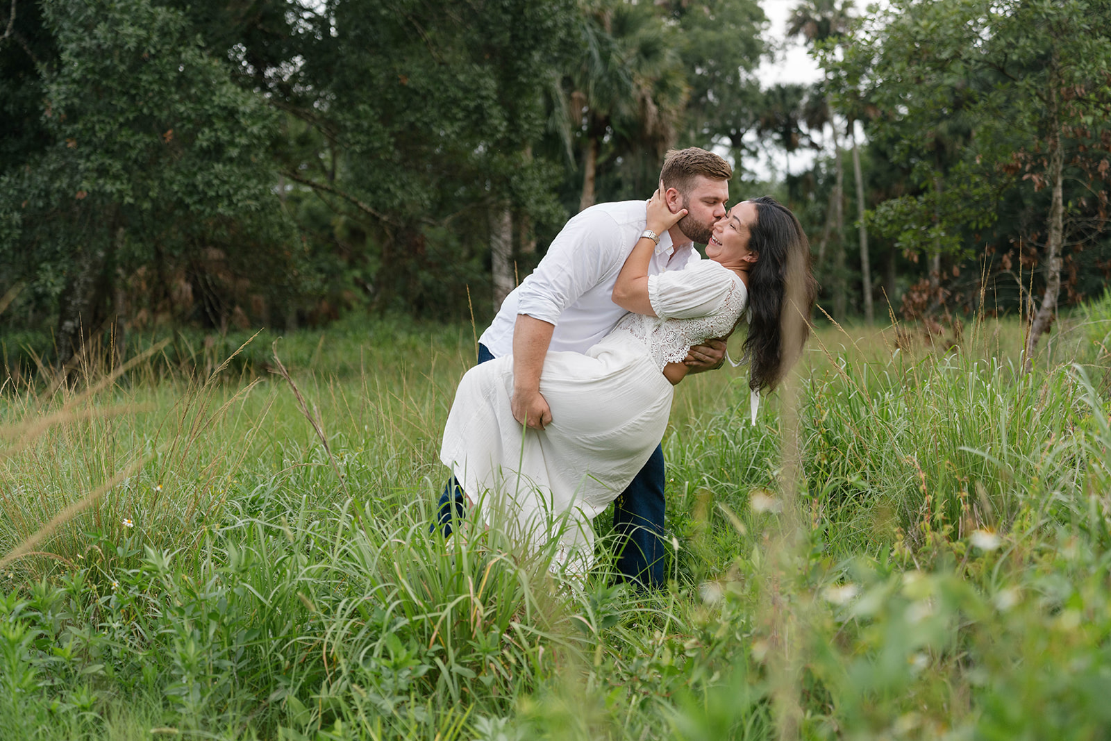 Riverbend Park Jupiter FL Engagement Photos by South Florida Engagement Photographer Krystal Capone Photography