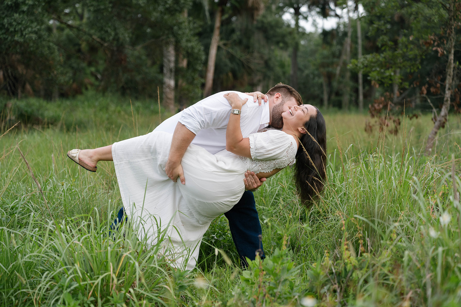 Riverbend Park Jupiter FL Engagement Photos by South Florida Engagement Photographer Krystal Capone Photography
