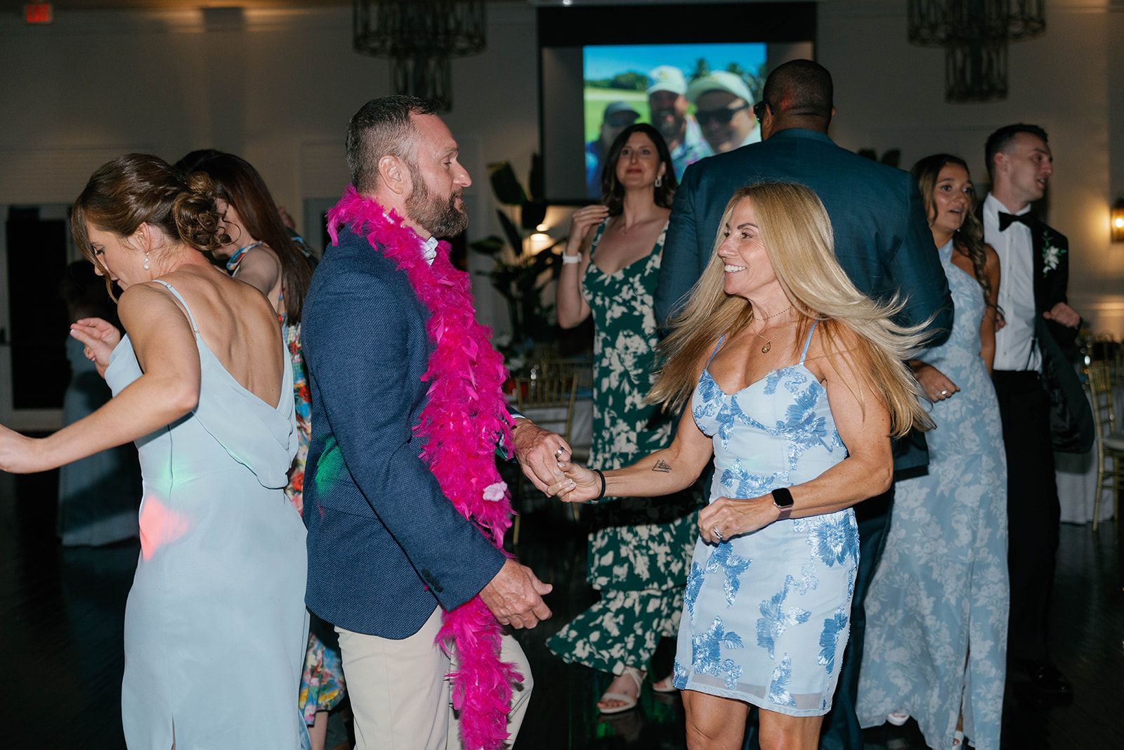 Dance floor celebration