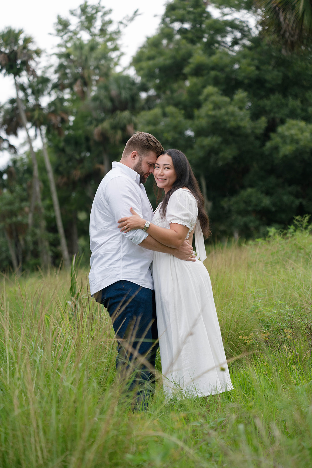 Riverbend Park Jupiter FL Engagement Photos by South Florida Engagement Photographer Krystal Capone Photography