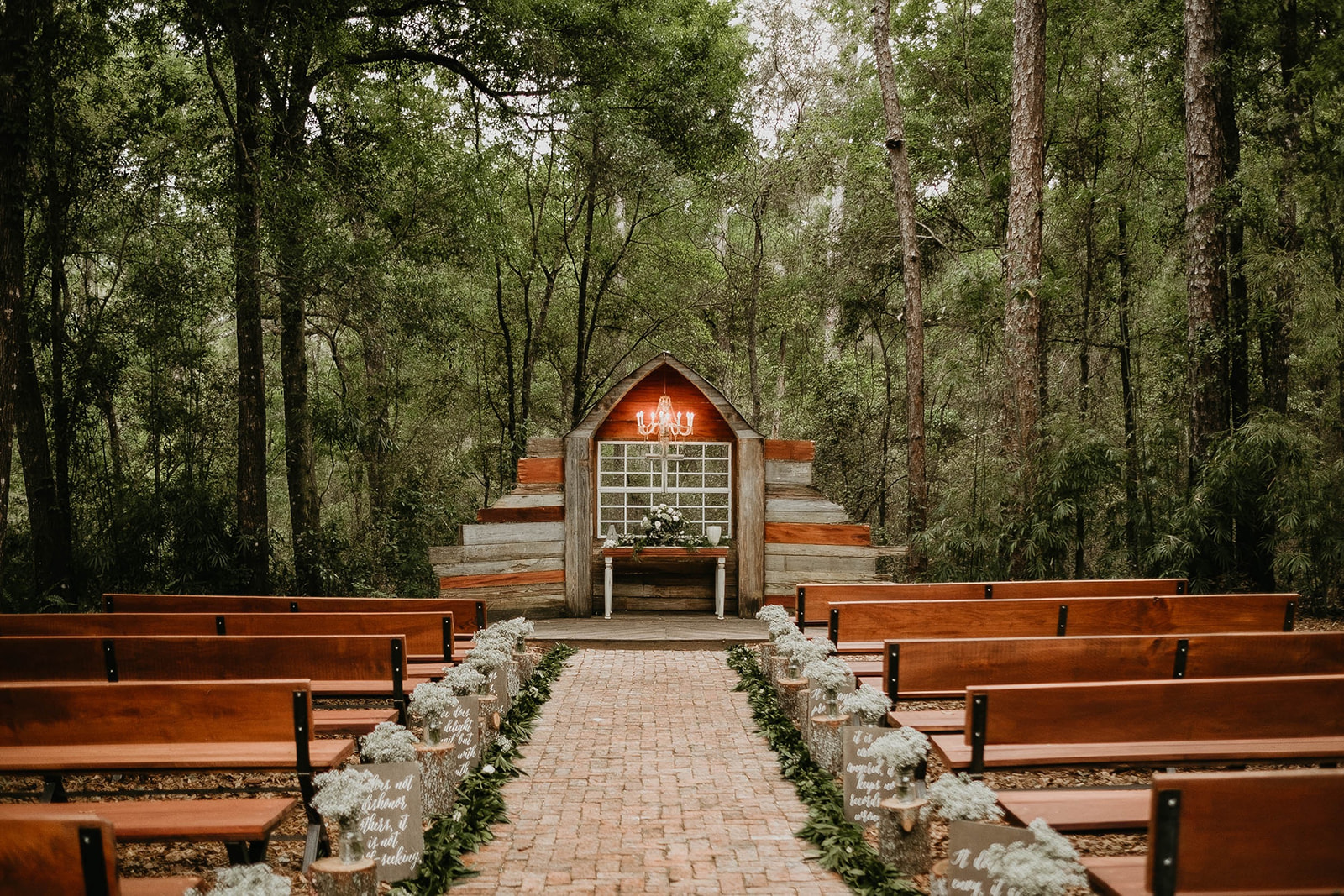 Bridle Oaks Barn Central Florida Rustic Wedding Ceremony Photography