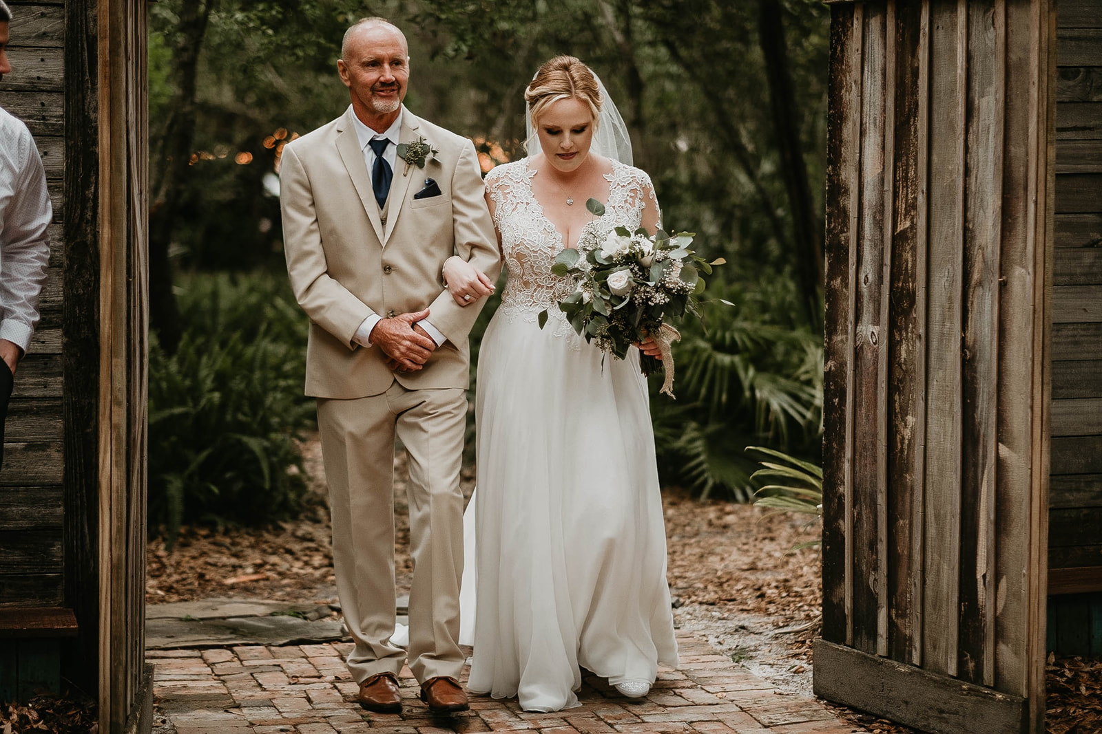 Bridle Oaks Barn Central Florida Rustic Wedding Ceremony Photography
