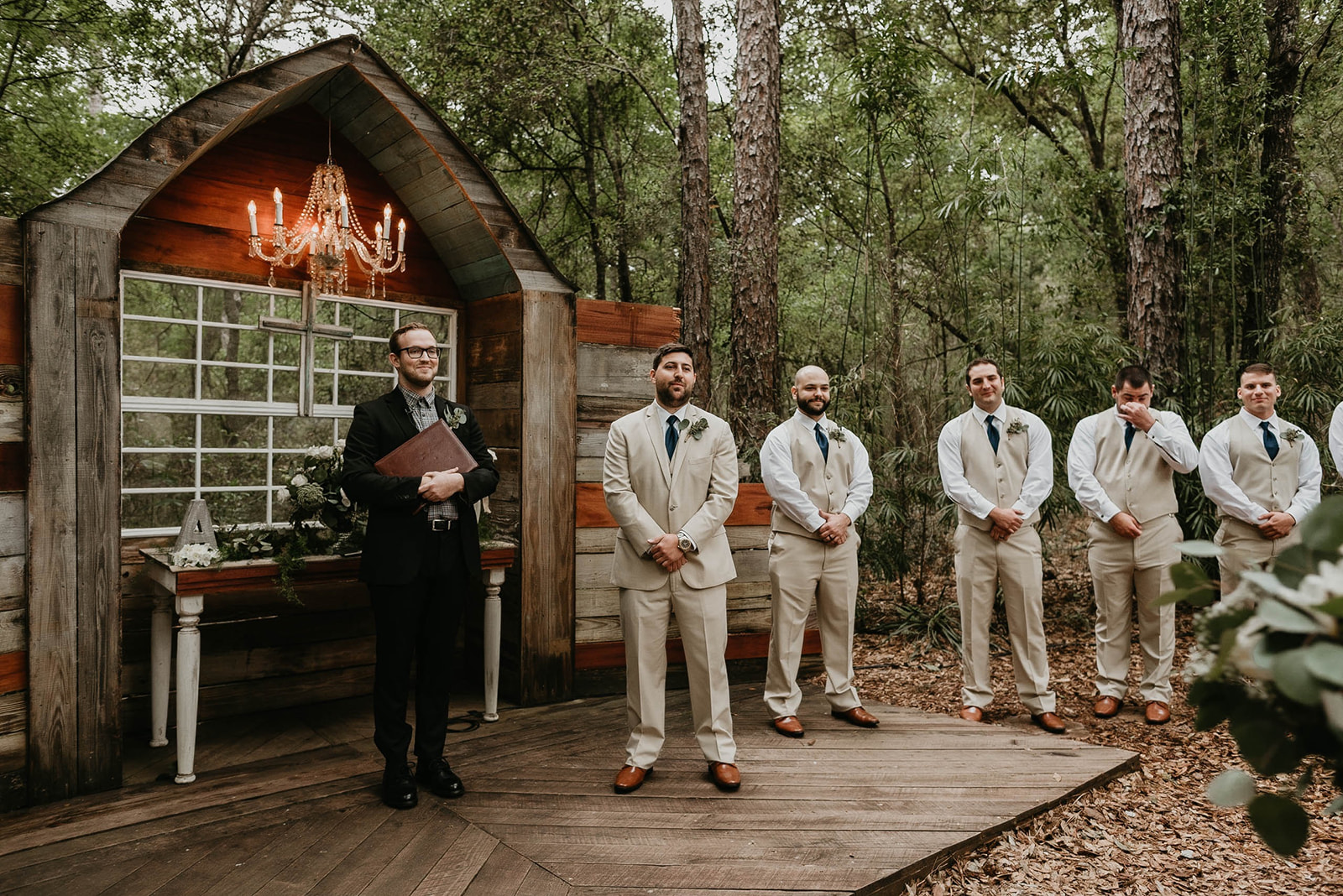 Bridle Oaks Barn Central Florida Rustic Wedding Ceremony Photography