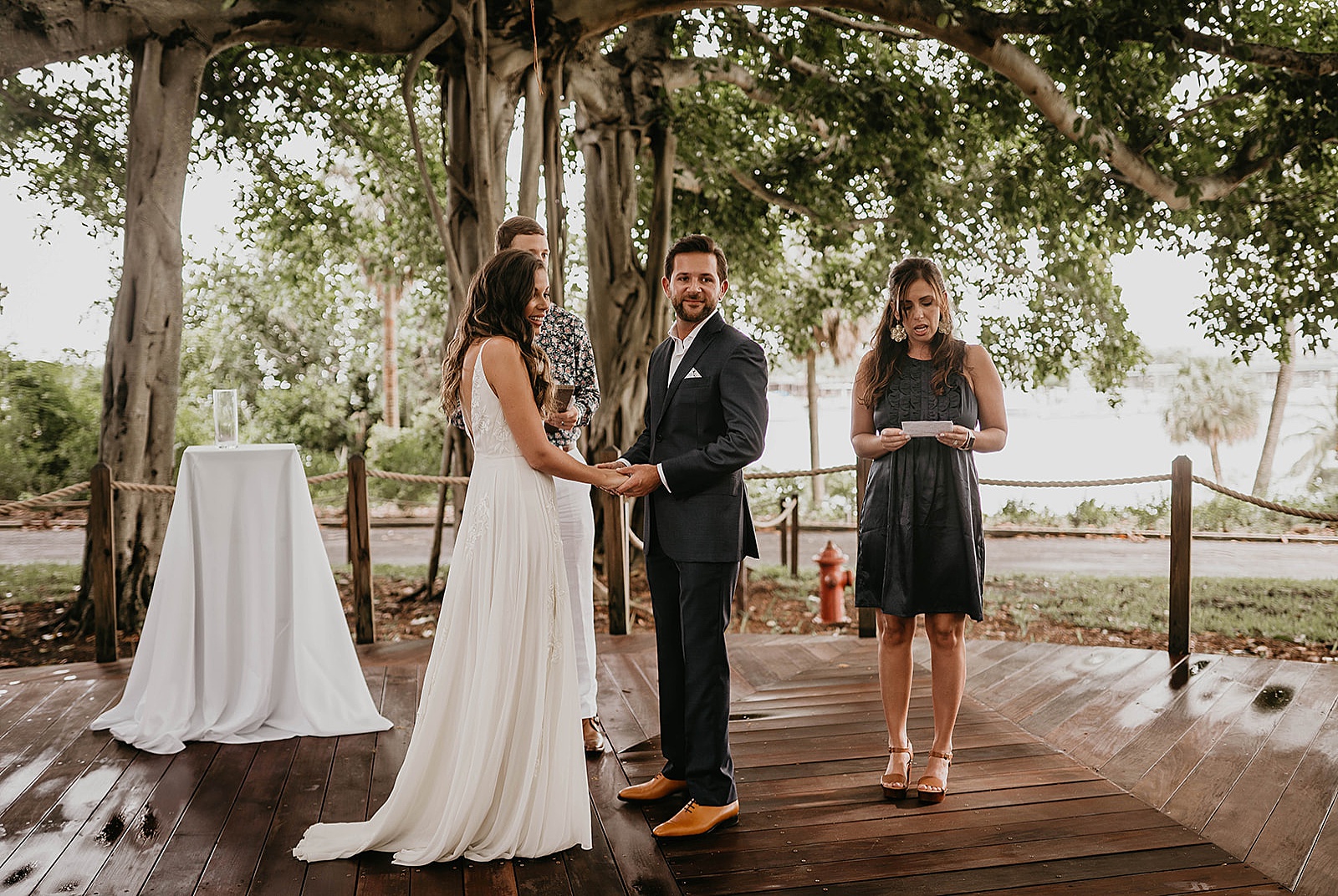 Intimate Jupiter Lighthouse Wedding captured by Jupiter Florida Wedding Photographer, Krystal Capone Photography