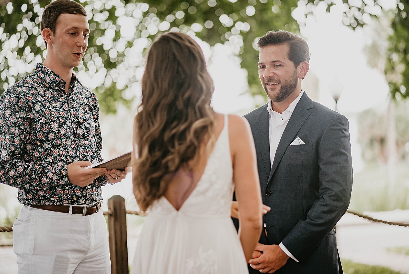 Intimate Jupiter Lighthouse Wedding captured by Jupiter Florida Wedding Photographer, Krystal Capone Photography