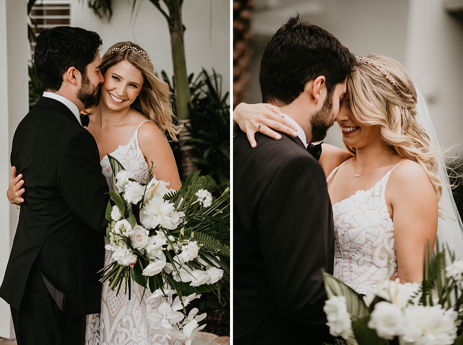 Tropical Pelican Club Wedding Captured by South Florida Wedding Photographer, Krystal Capone Photography.