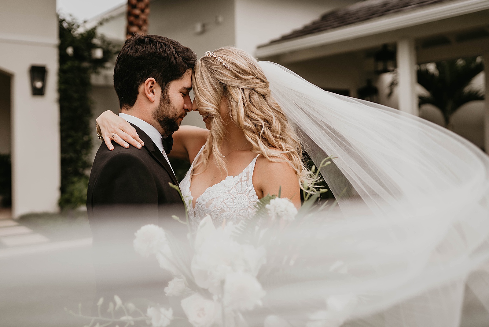 Tropical Pelican Club Wedding Captured by South Florida Wedding Photographer, Krystal Capone Photography.