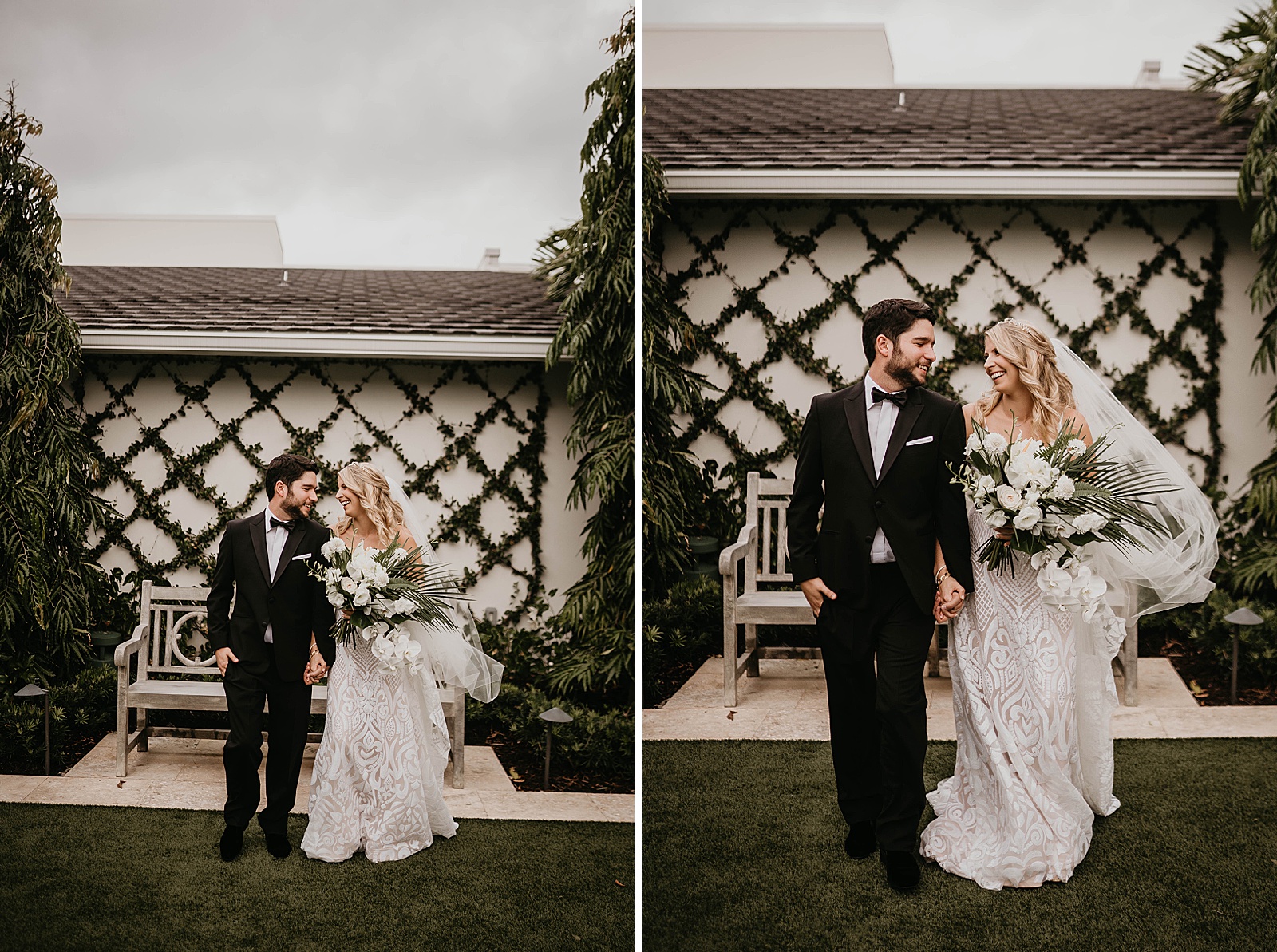 Tropical Pelican Club Wedding Captured by South Florida Wedding Photographer, Krystal Capone Photography.