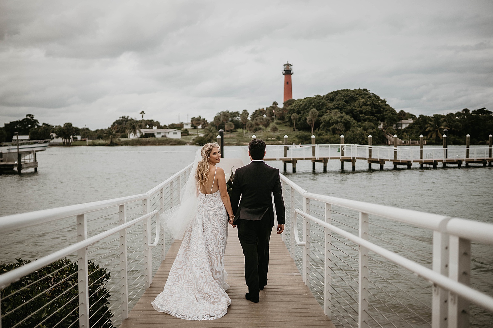 Tropical Pelican Club Wedding Captured by South Florida Wedding Photographer, Krystal Capone Photography.
