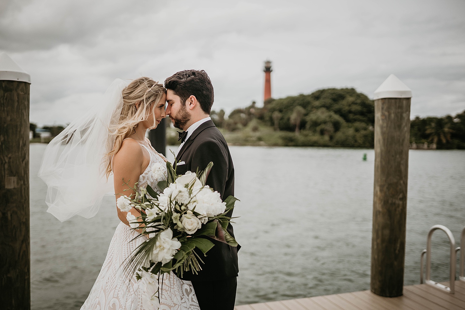 Tropical Pelican Club Wedding Captured by South Florida Wedding Photographer, Krystal Capone Photography.