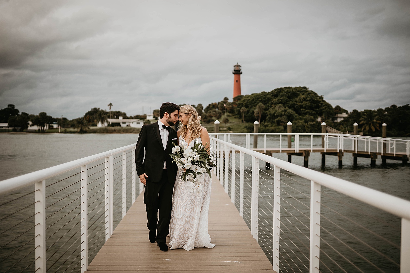 Tropical Pelican Club Wedding Captured by South Florida Wedding Photographer, Krystal Capone Photography.