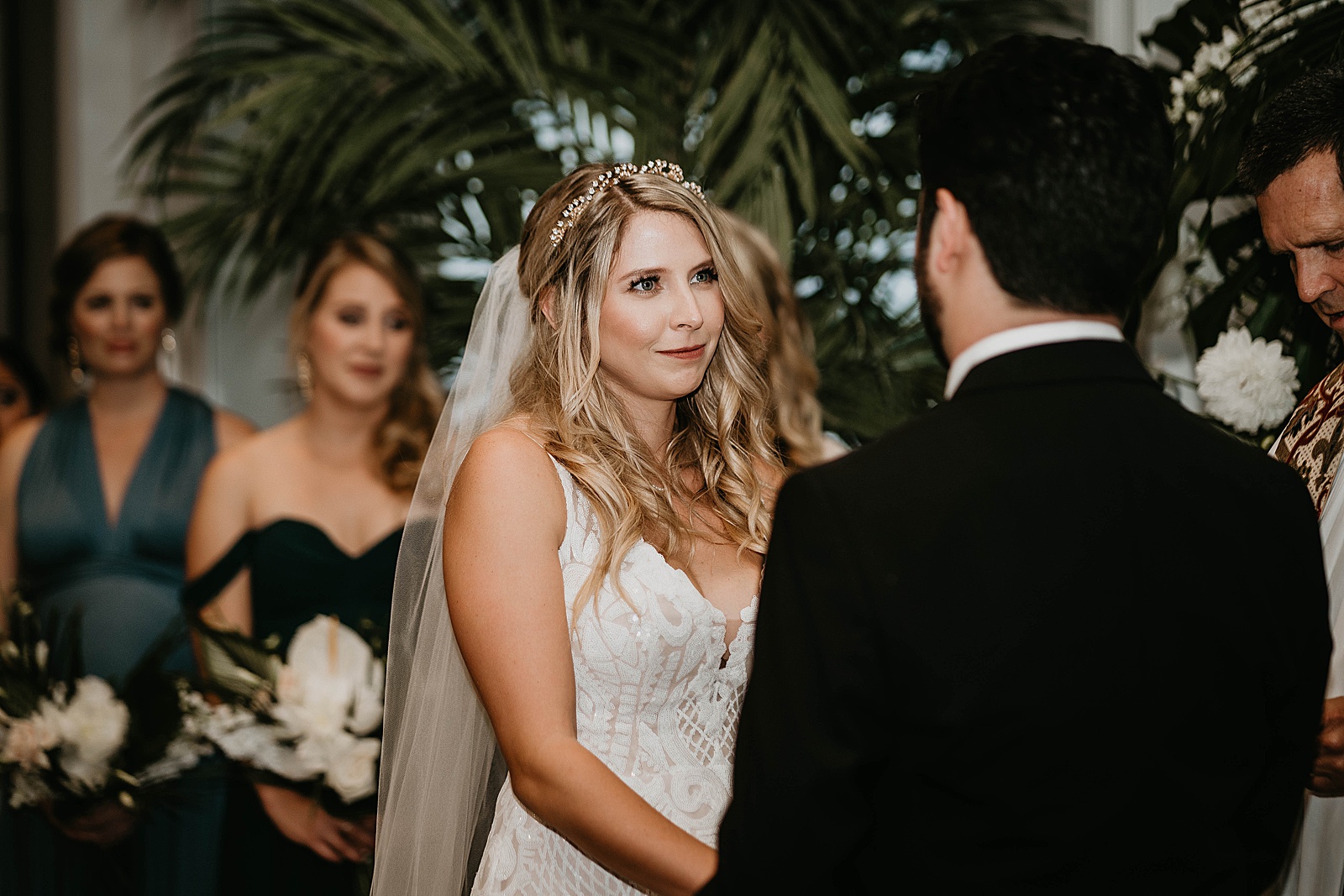 Tropical Pelican Club Wedding Captured by South Florida Wedding Photographer, Krystal Capone Photography.