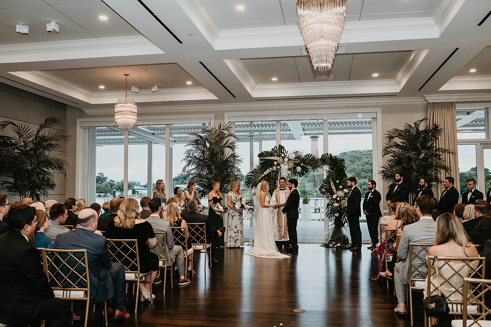 Tropical Pelican Club Wedding Captured by South Florida Wedding Photographer, Krystal Capone Photography.