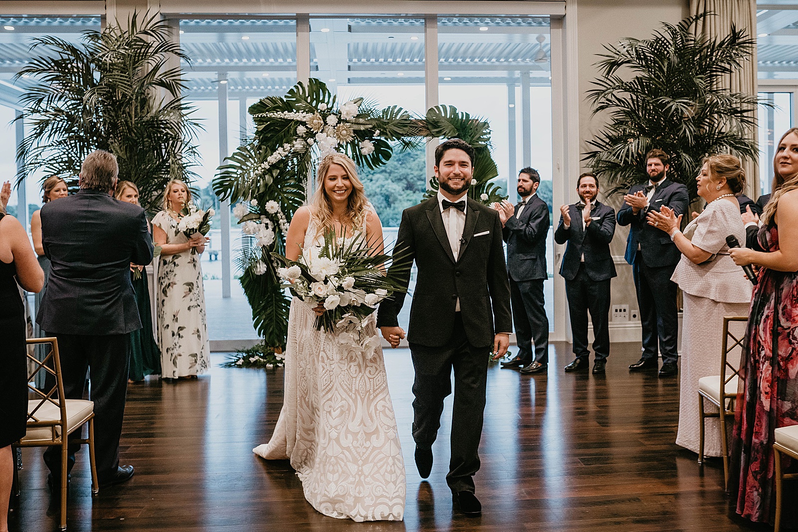 Tropical Pelican Club Wedding Captured by South Florida Wedding Photographer, Krystal Capone Photography.
