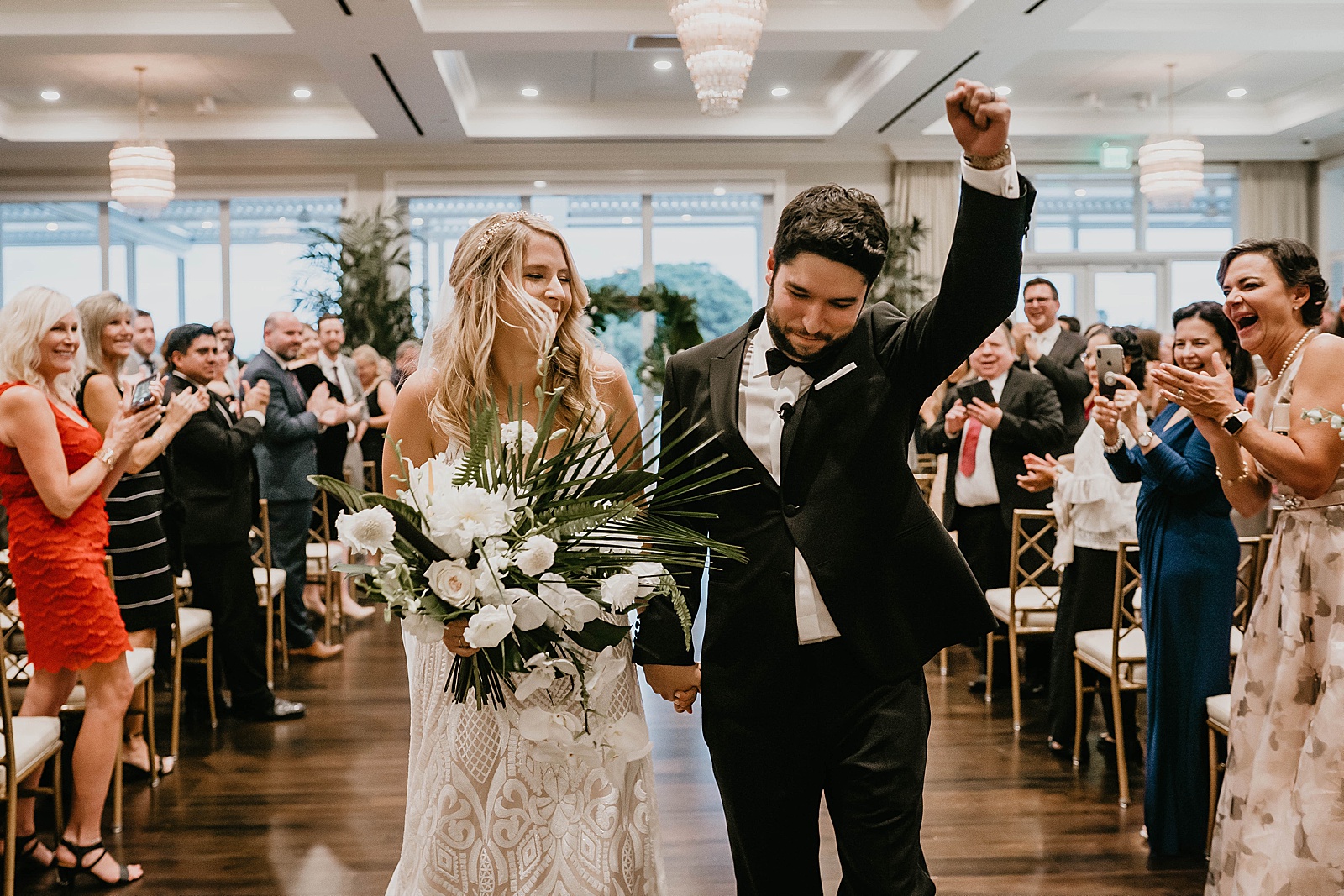 Tropical Pelican Club Wedding Captured by South Florida Wedding Photographer, Krystal Capone Photography.