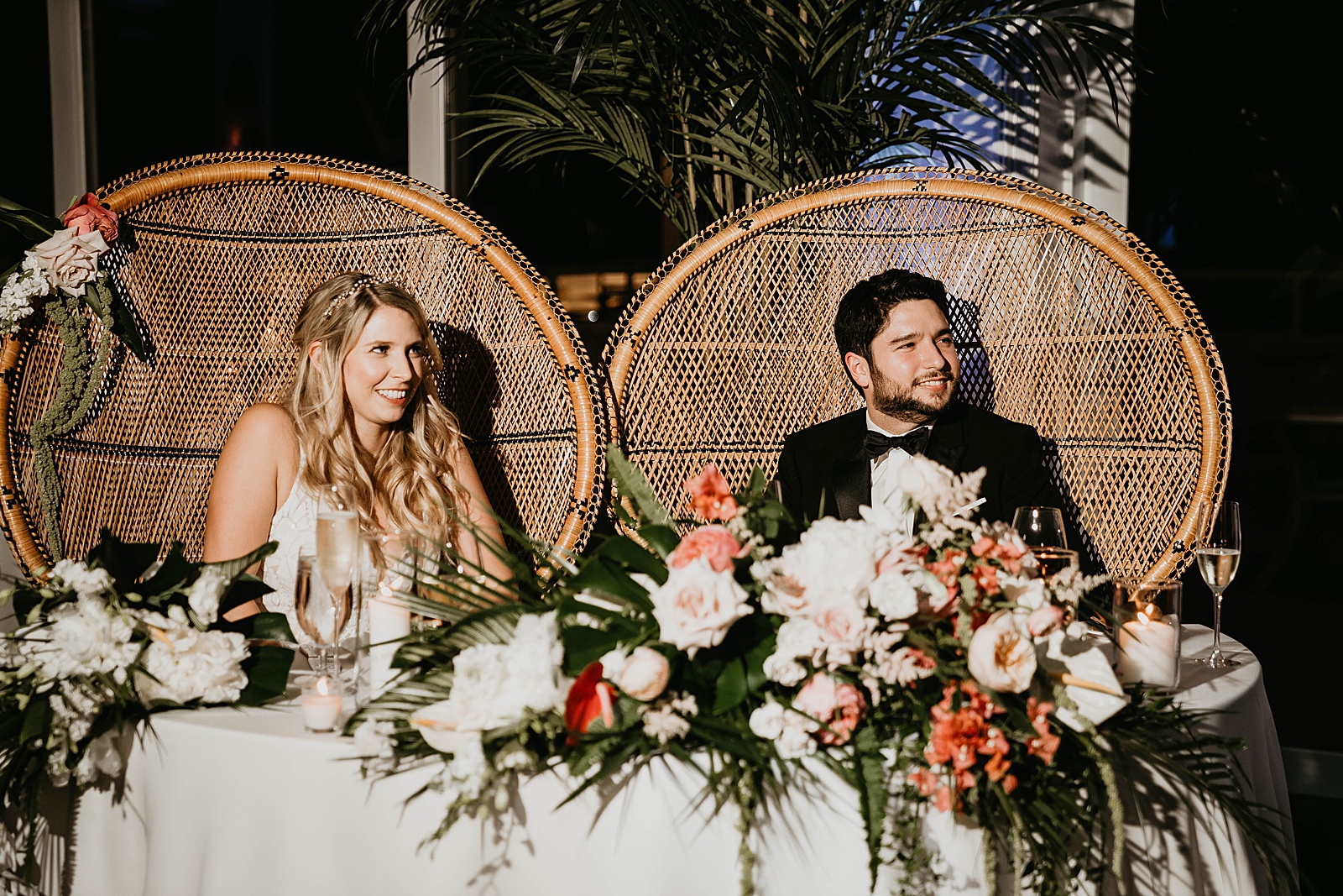 Tropical Pelican Club Wedding Captured by South Florida Wedding Photographer, Krystal Capone Photography.