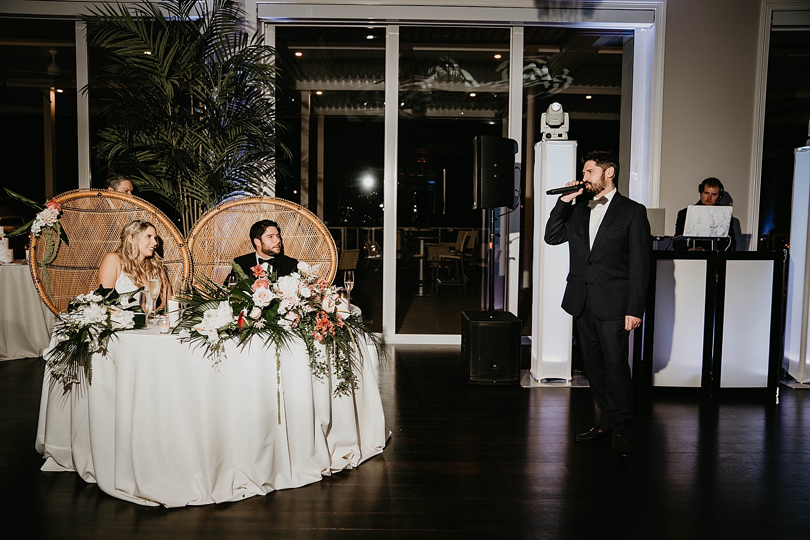 Tropical Pelican Club Wedding Captured by South Florida Wedding Photographer, Krystal Capone Photography.
