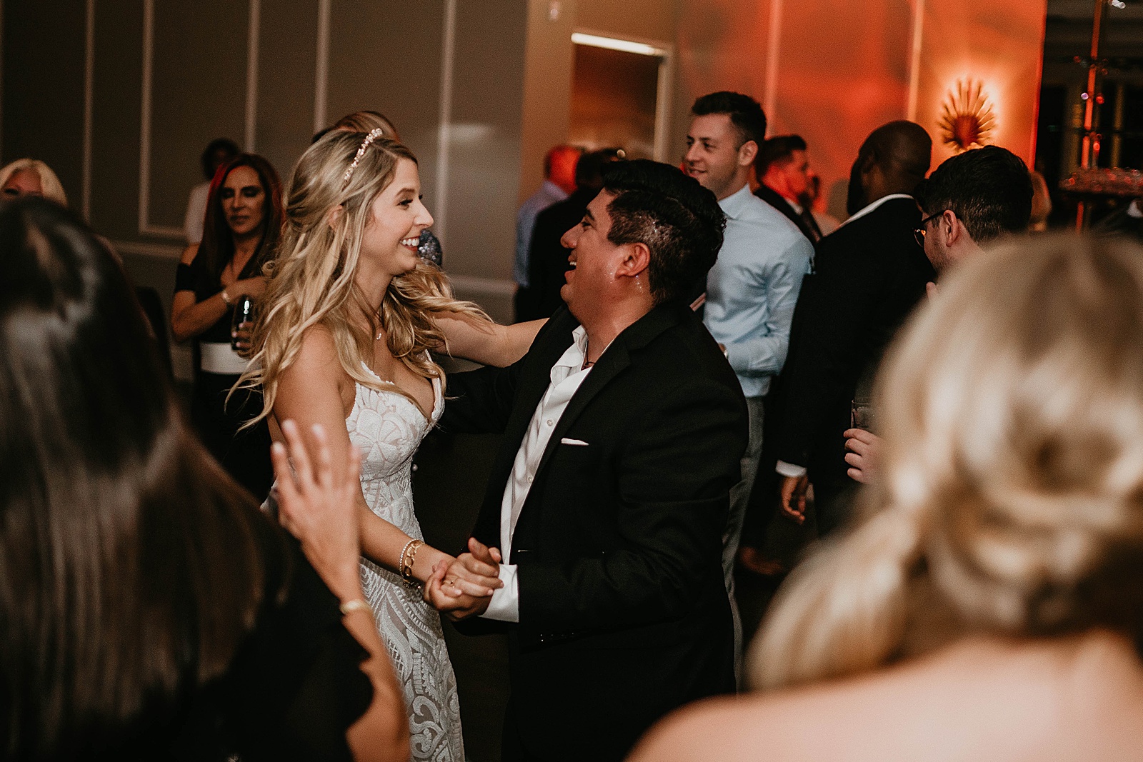 Tropical Pelican Club Wedding Captured by South Florida Wedding Photographer, Krystal Capone Photography.