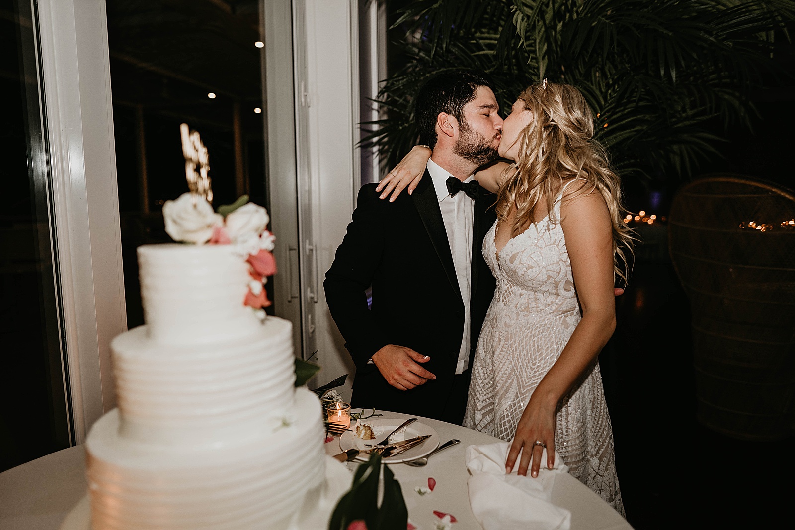 Tropical Pelican Club Wedding Captured by South Florida Wedding Photographer, Krystal Capone Photography.