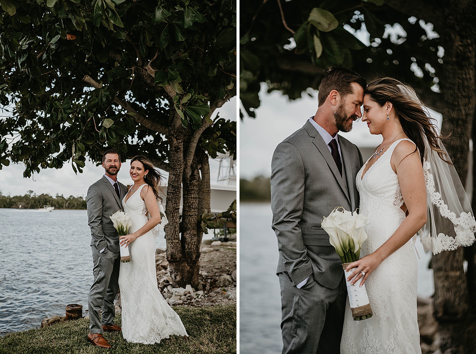 Waterfront Jupiter Florida Wedding Captured by South Florida Wedding Photographer, Krystal Capone Photography