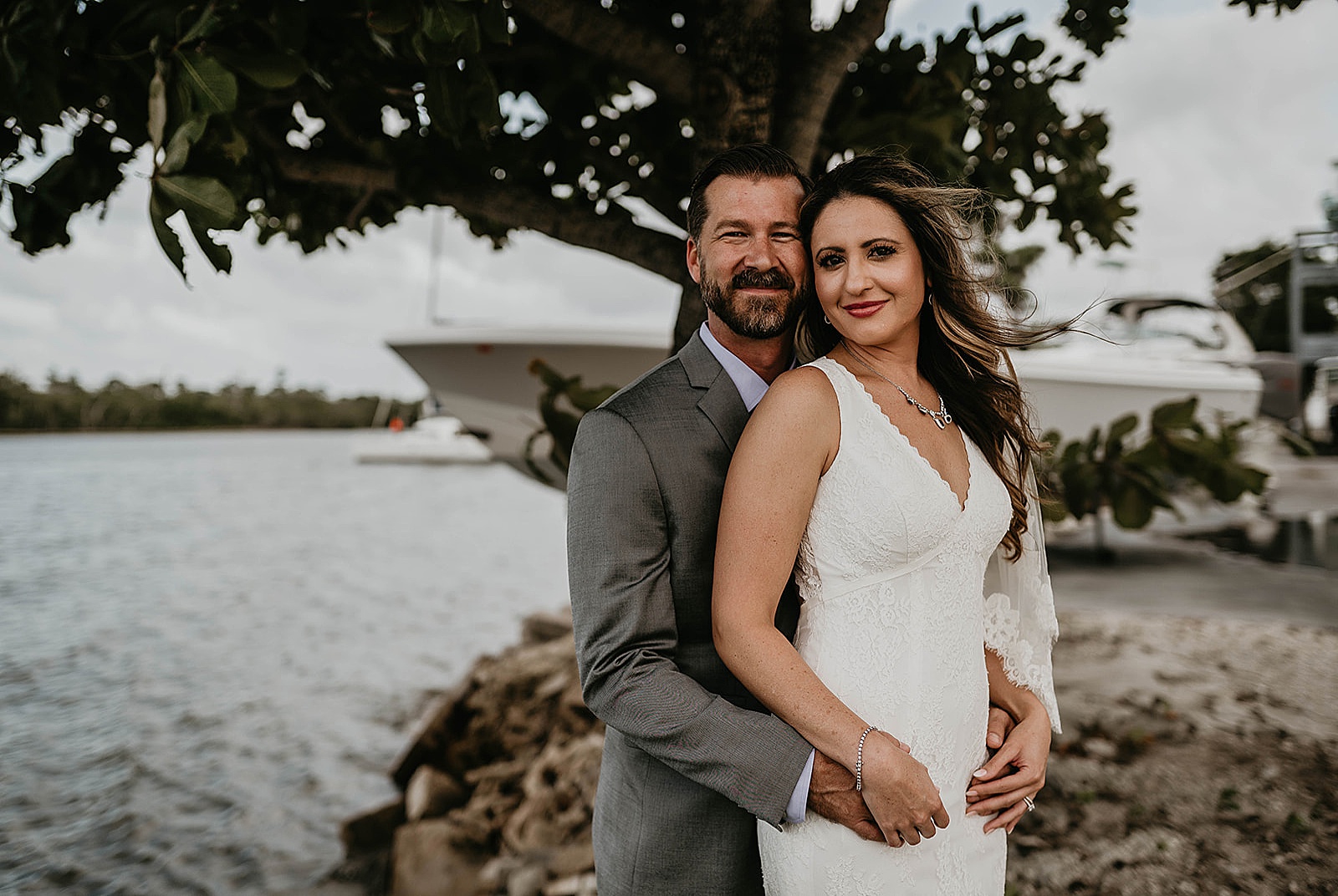 Waterfront Jupiter Florida Wedding Captured by South Florida Wedding Photographer, Krystal Capone Photography