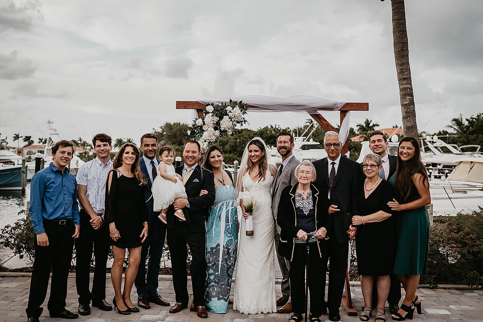 Waterfront Jupiter Florida Wedding Captured by South Florida Wedding Photographer, Krystal Capone Photography