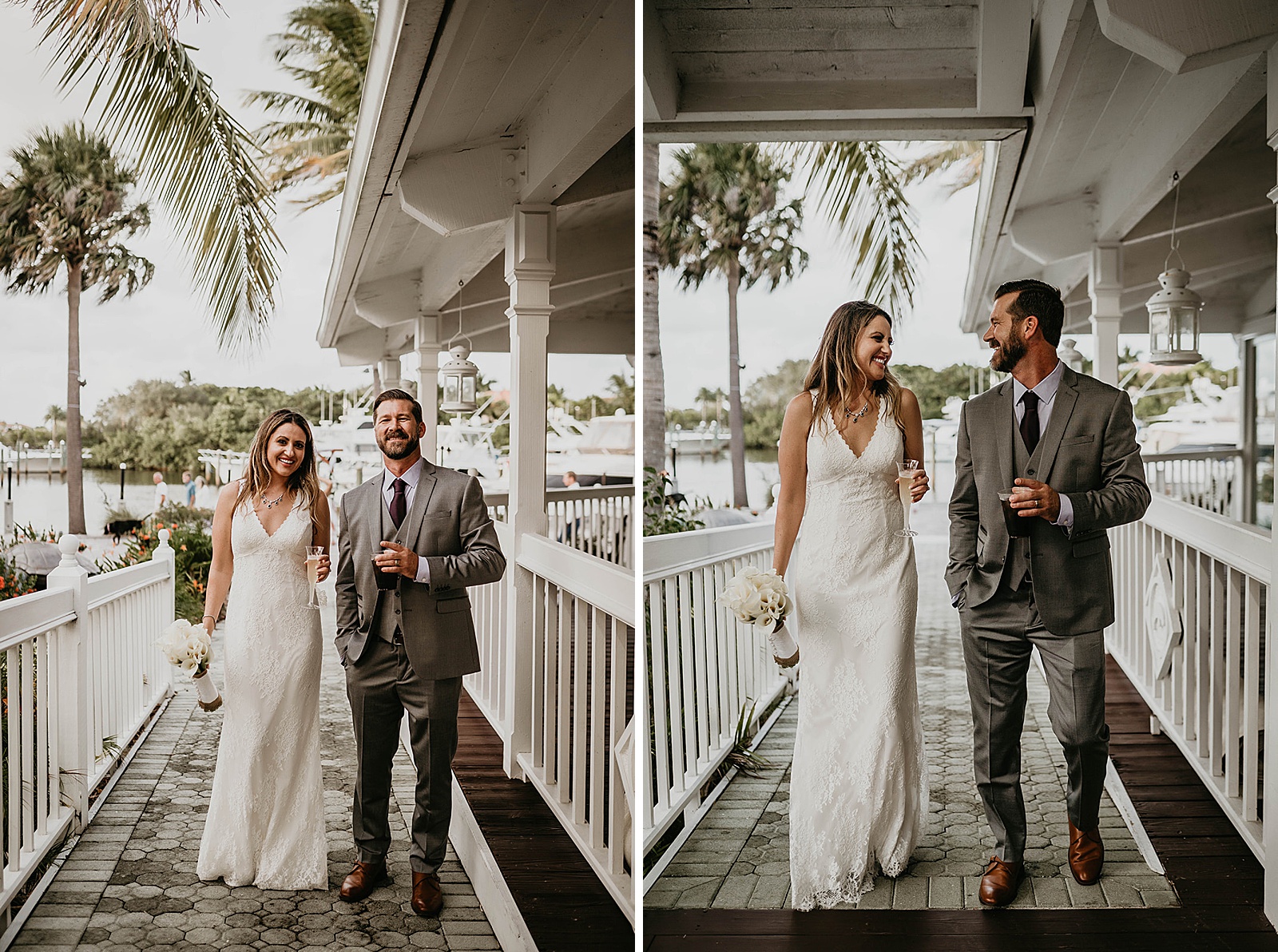 Waterfront Jupiter Florida Wedding Captured by South Florida Wedding Photographer, Krystal Capone Photography