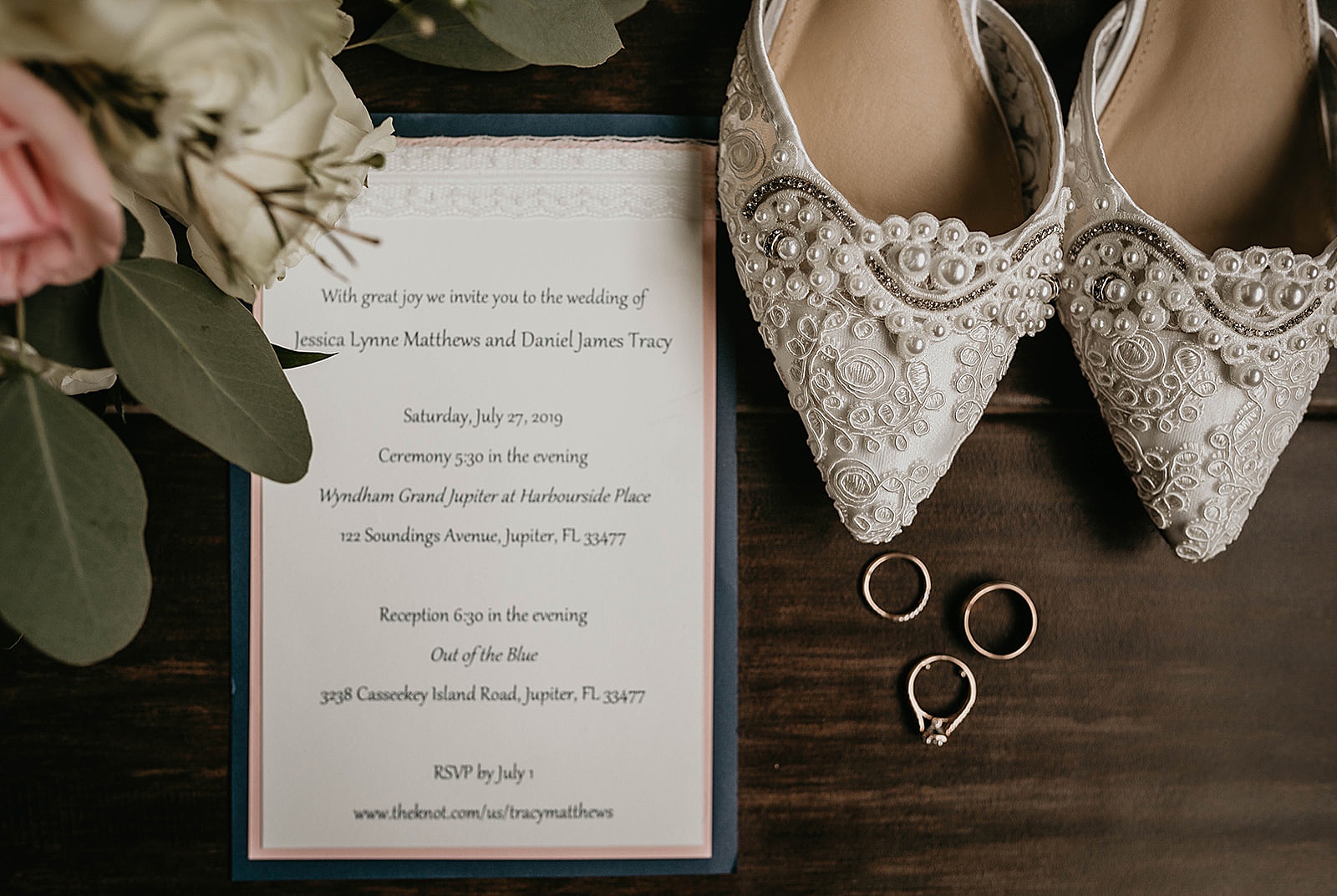 Jupiter Florida Intracoastal Wedding captured by South Florida Wedding Photographer, Krystal Capone Photography