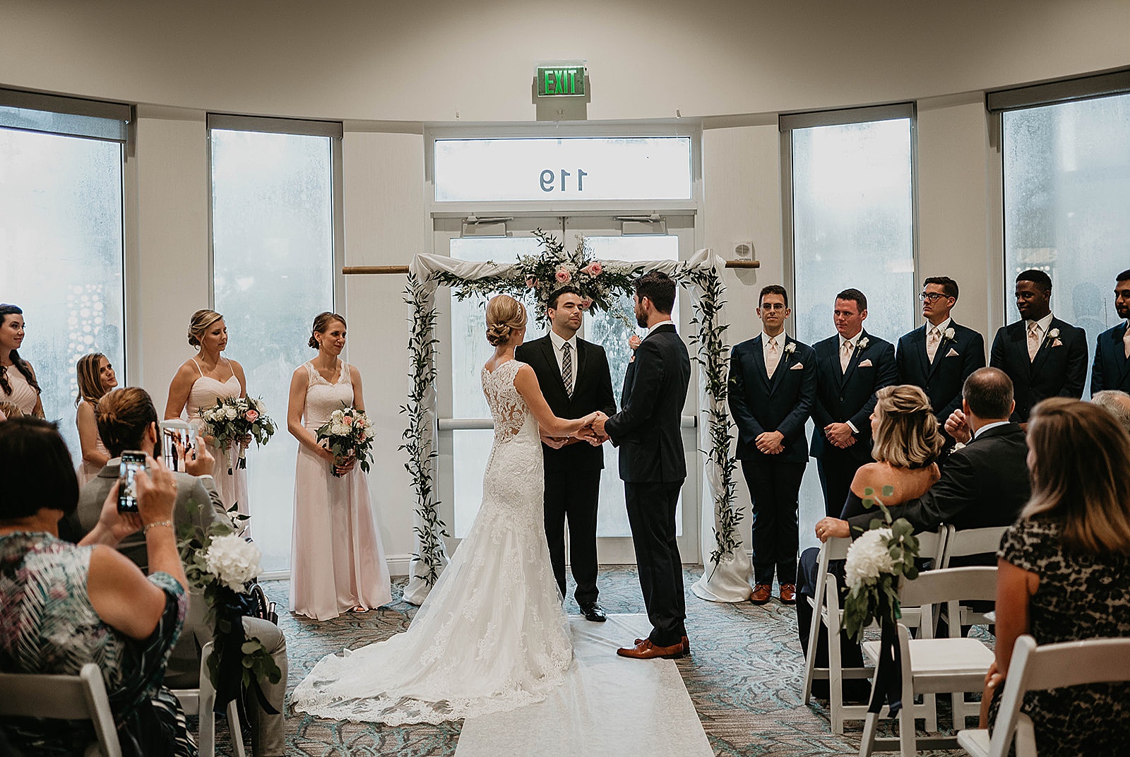 Jupiter Florida Intracoastal Wedding captured by South Florida Wedding Photographer, Krystal Capone Photography