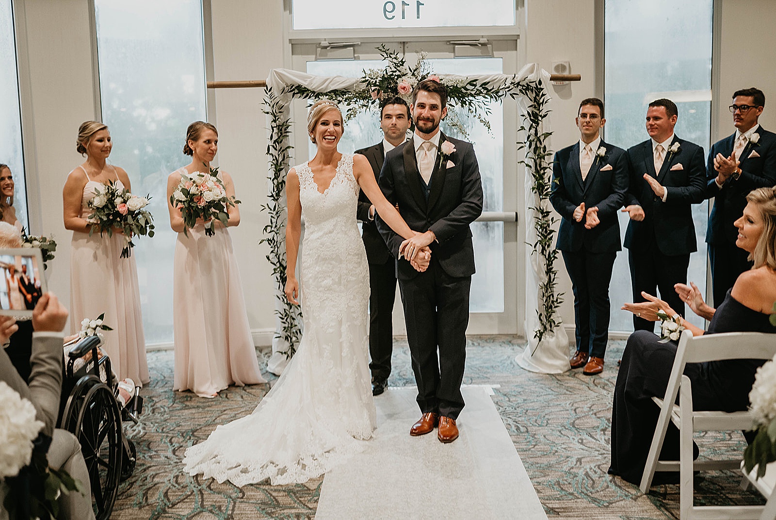 Jupiter Florida Intracoastal Wedding captured by South Florida Wedding Photographer, Krystal Capone Photography