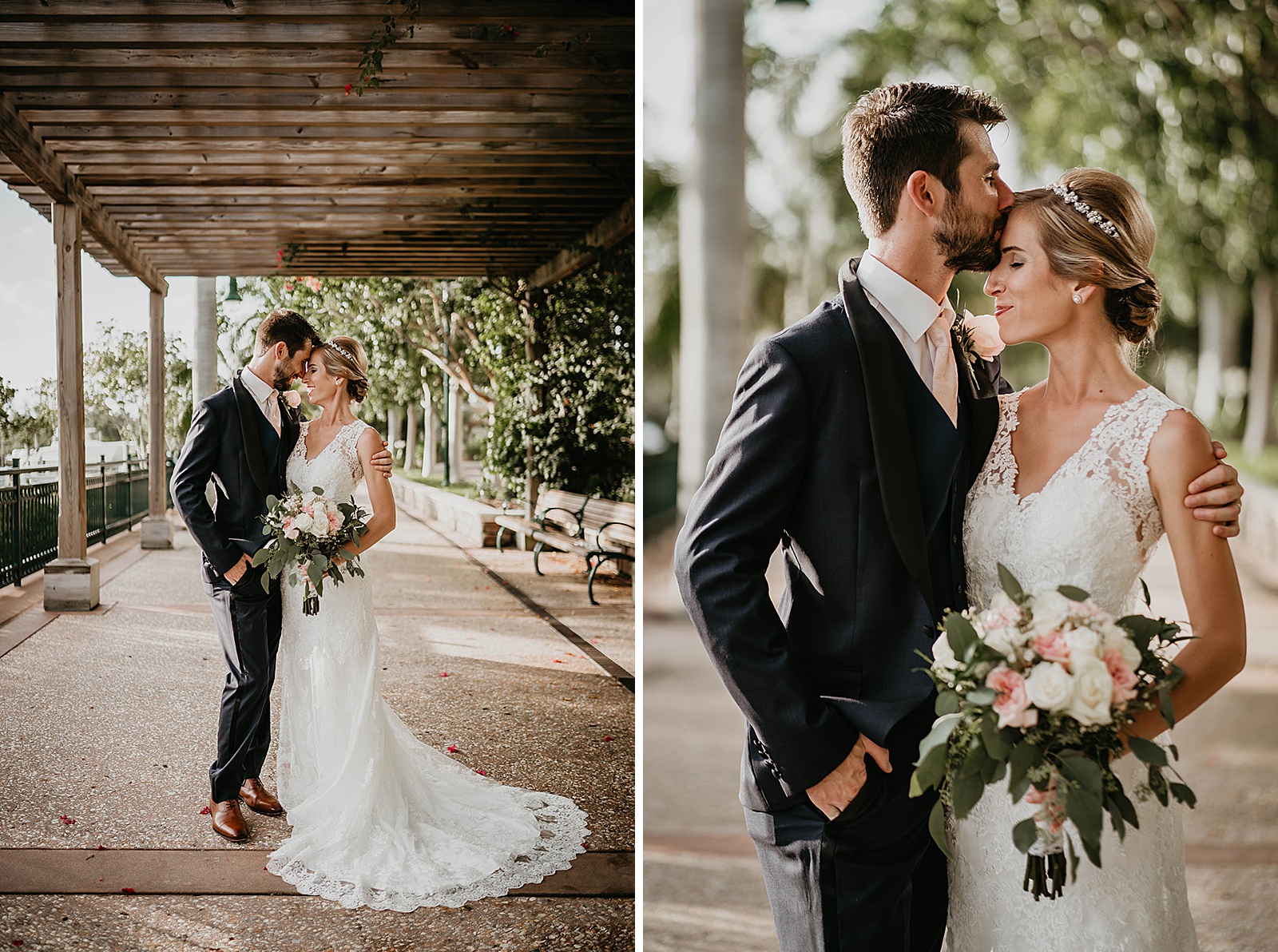Jupiter Florida Intracoastal Wedding captured by South Florida Wedding Photographer, Krystal Capone Photography